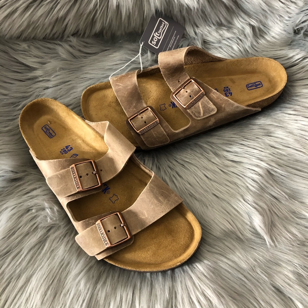 Birkenstock Men’s Arizona Oiled Leather SFB 10